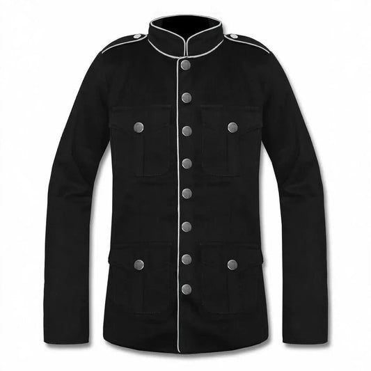 Mens Military Gothic Jacket Coat