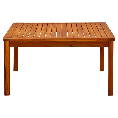 NNEVL Garden Coffee Table 85x85x45 cm Solid Acacia Wood