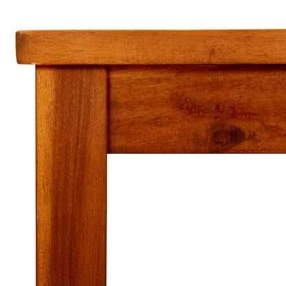 NNEVL Garden Coffee Table 85x85x45 cm Solid Acacia Wood