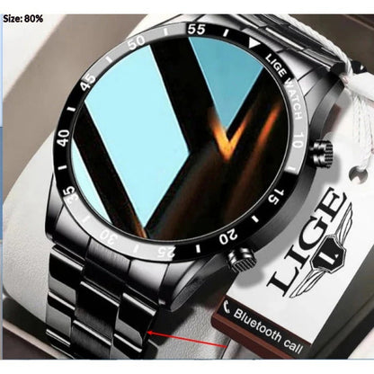 High-end GT8 Bluetooth calling smartwatch with touchscreen display and sleek wristband