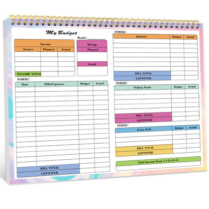 B5 Daily Weekly Budget Planner Notepad for Home Finance