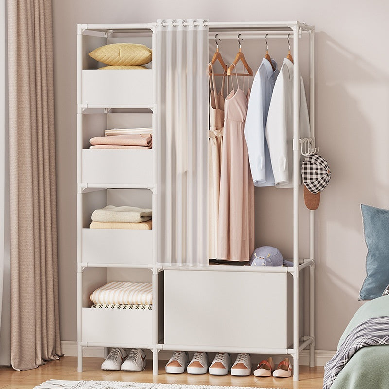 Simple assembly bedroom wardrobe by My Store, featuring spacious storage compartments and a clean modern design