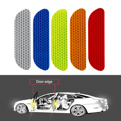 Reflective car tape roll for vehicle safety and visibility, shown in close-up