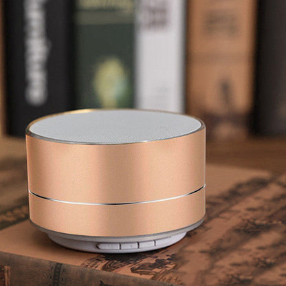 Mini wireless Bluetooth speaker in compact black design by My Store