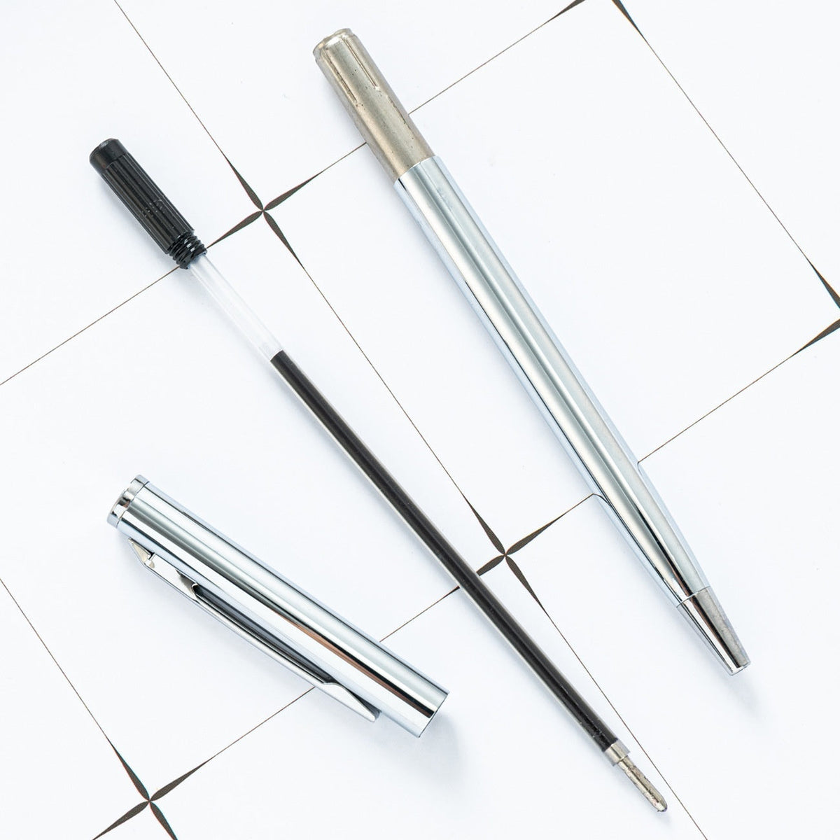 Little Gao Shi gold-plated ballpoint pen with a polished metallic finish