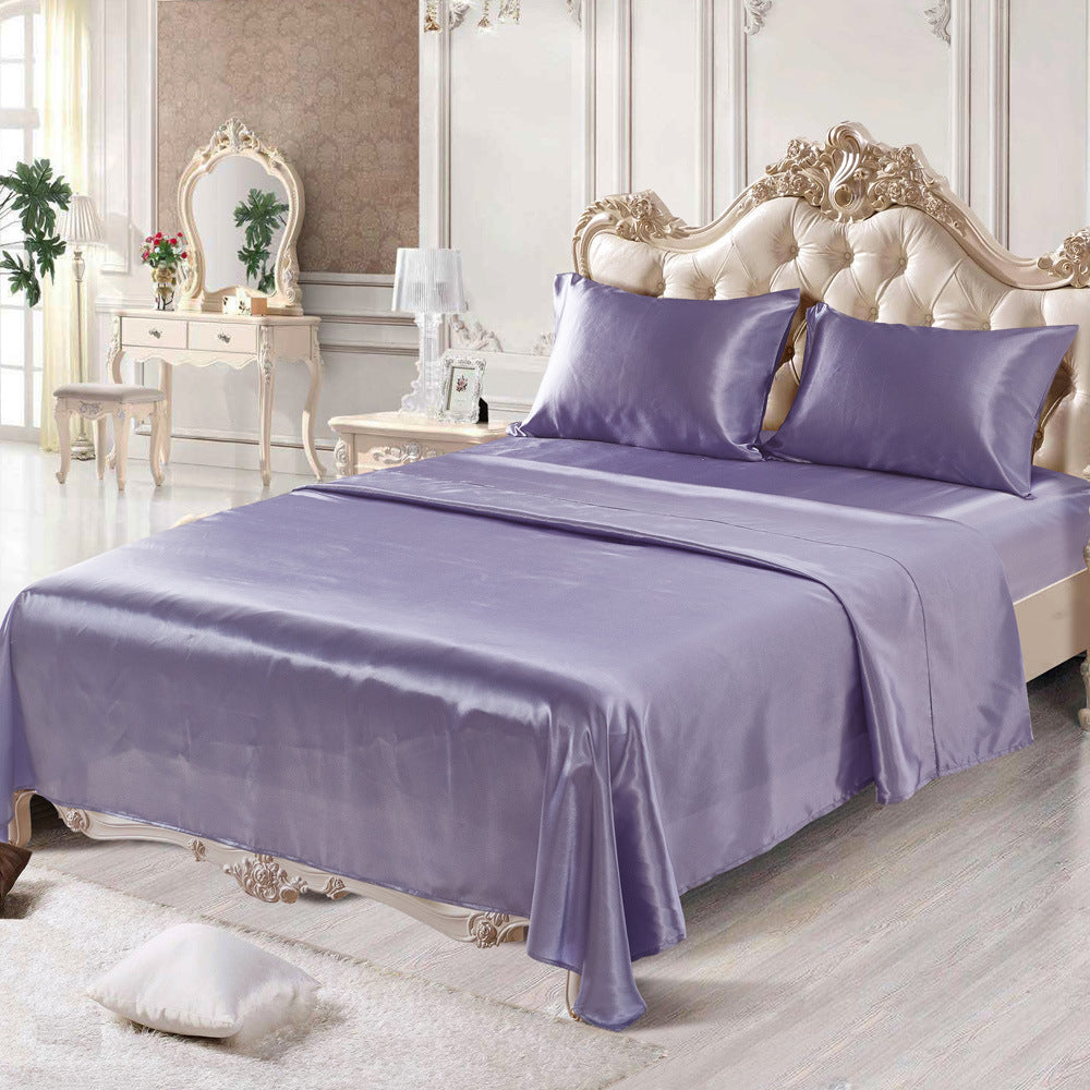 Imitation silk bedding set in a smooth, elegant fabric finish, brand My Store