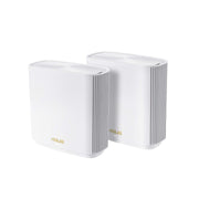 ASUS ZenWiFi AX6600 Tri-Band Mesh WiFi 6 System (XT8 2PK) - Whole Home Coverage up to 5500 sq.ft & 6+ Rooms AiMesh Included Lifetime Internet Security Easy Setup 3 SSID Parental Control White