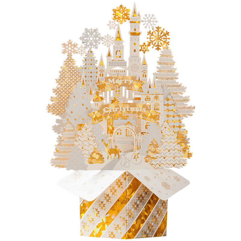 Three-dimensional greeting card with pop-up design by My Store
