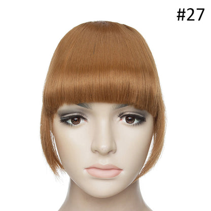 3D clip-in bangs hair extensions by My Store, shown from the front with realistic layered hair strands
