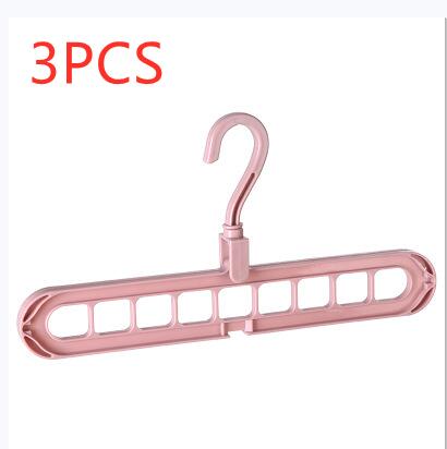 9-hole clothes hanger organizer, space-saving hanger for vertical closet storage