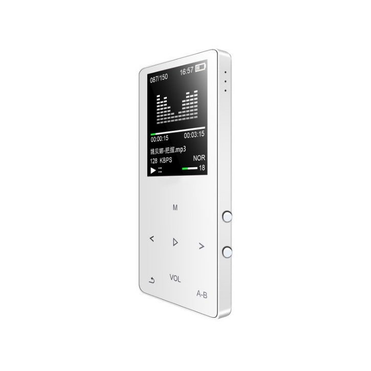 MP3 touch screen music player with compact design and clear display