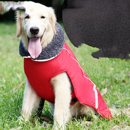 Reflective warm clothing coat for big dog by My Store