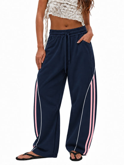Women's casual pants by My Store, relaxed-fit design in a versatile solid color