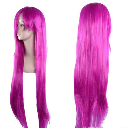 Long straight anime wig by My Store shown in a full-length view
