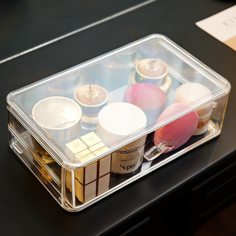 Cosmetic storage box by My Store with compartments for organized makeup and beauty products