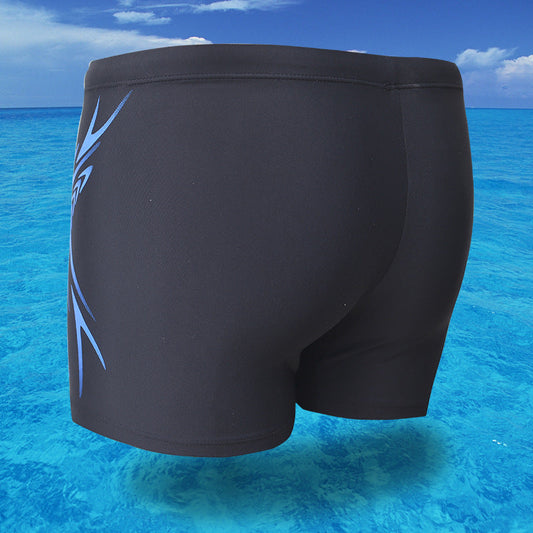 Men's boxer swimming trunks by My Store in a classic boxer-style design