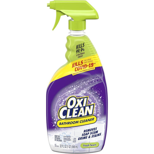 OxiClean Kaboom With Fresh Scent Shower, Tub & Tile Bathroom Cleaner - 32 Fluid Ounce