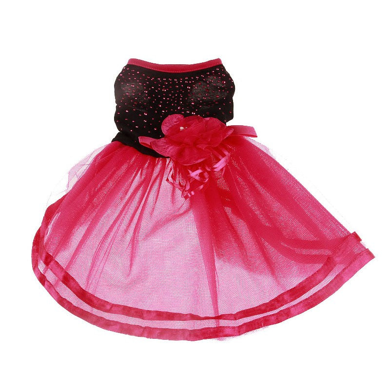 Pet princess wedding dress for dogs, new pet dress in a white formal style