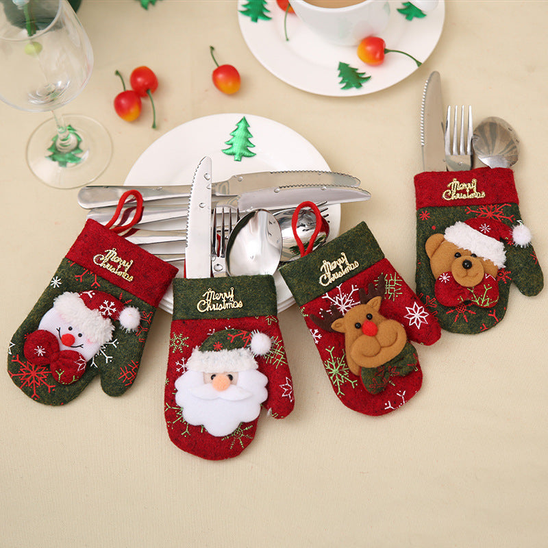 Christmas restaurant table decorations displayed in festive seasonal arrangement