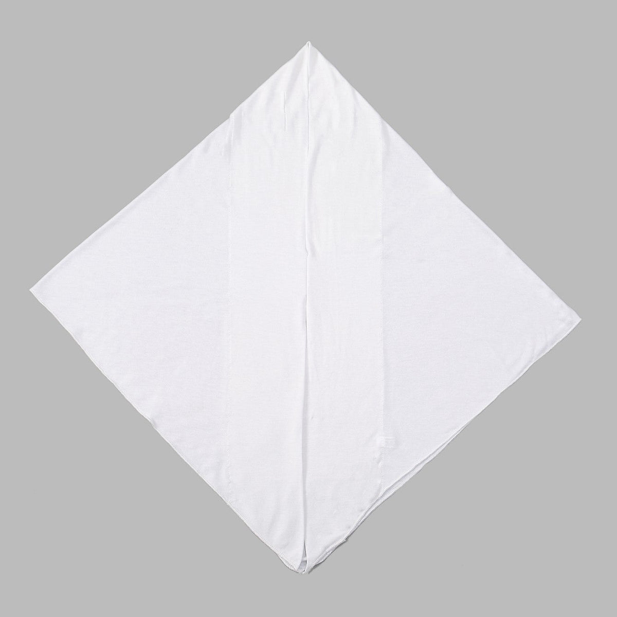 Women's versatile highly elastic soft ethnic headscarf in a patterned fabric close-up