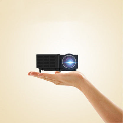 UC28C mini portable projector by My Store, compact black projector displayed on a plain background