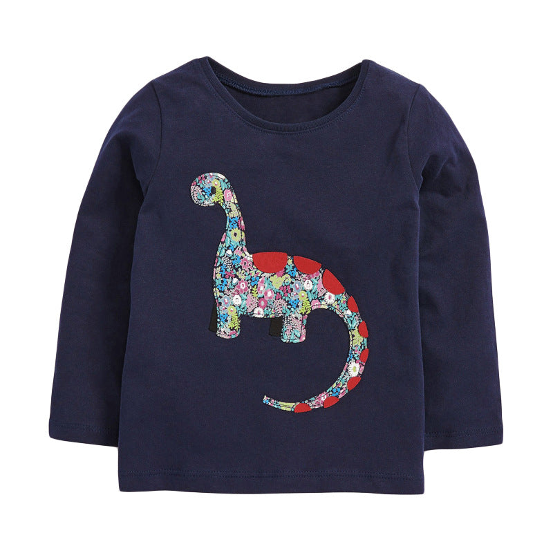 Knitted cotton boy t-shirt in soft fabric, front view