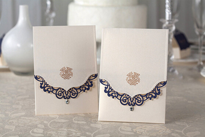 Personalized custom invitation card design, Type 7, featuring customizable text and decorative details