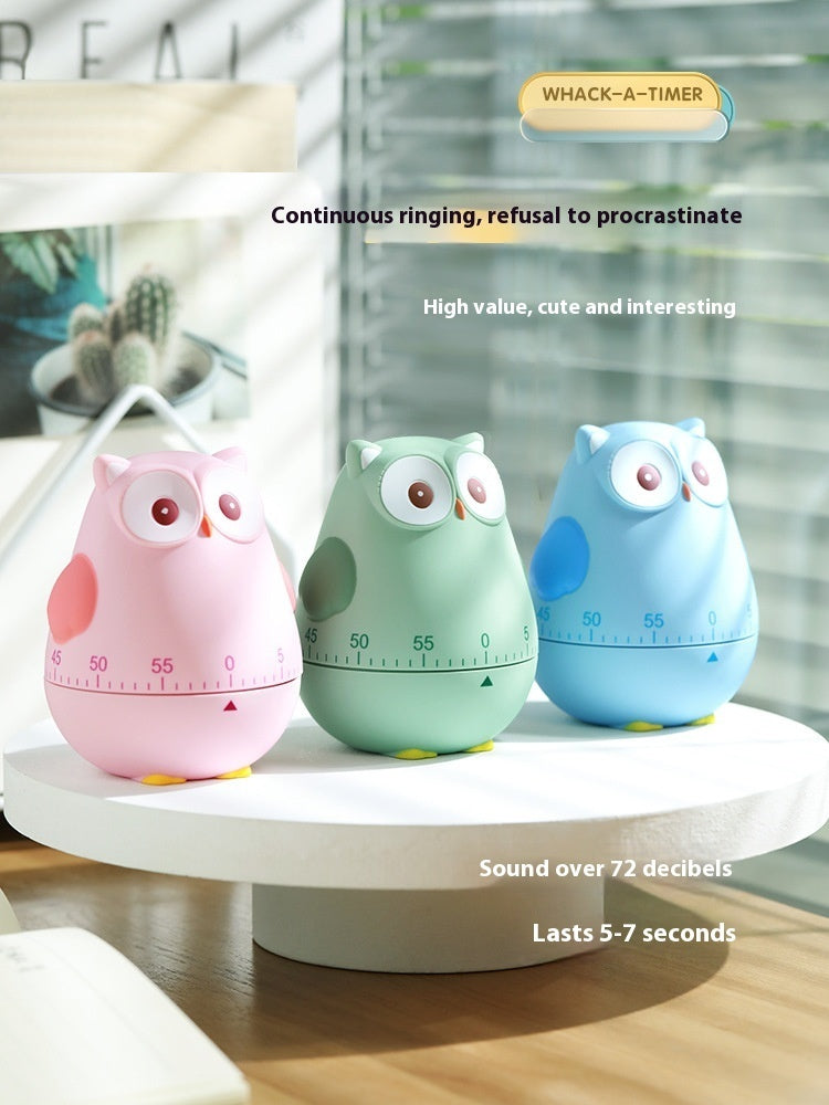 Homeworker learning time management timer student alarm clock with clear digital display and compact design