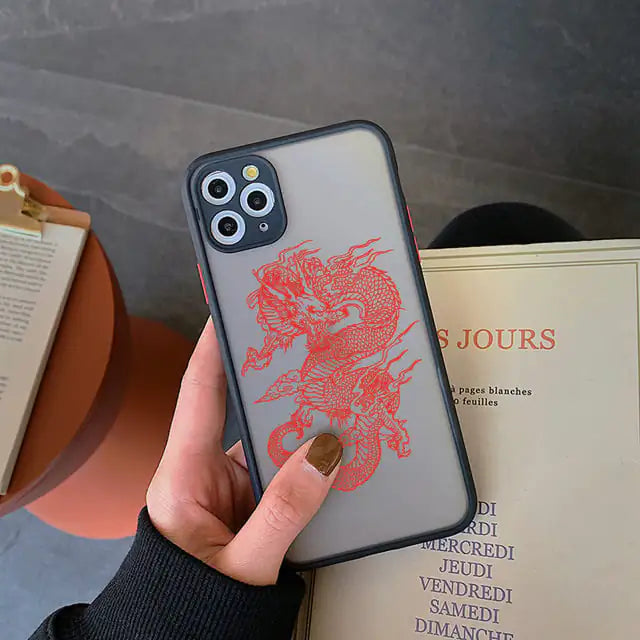 Apple-Compatible Frosted Phone Case for iPhone Models