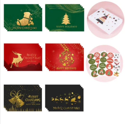 24-Piece Christmas Card Set