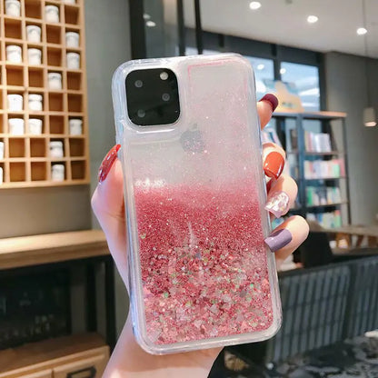 Glitter Liquid Sand Case for iPhone XS Max & More