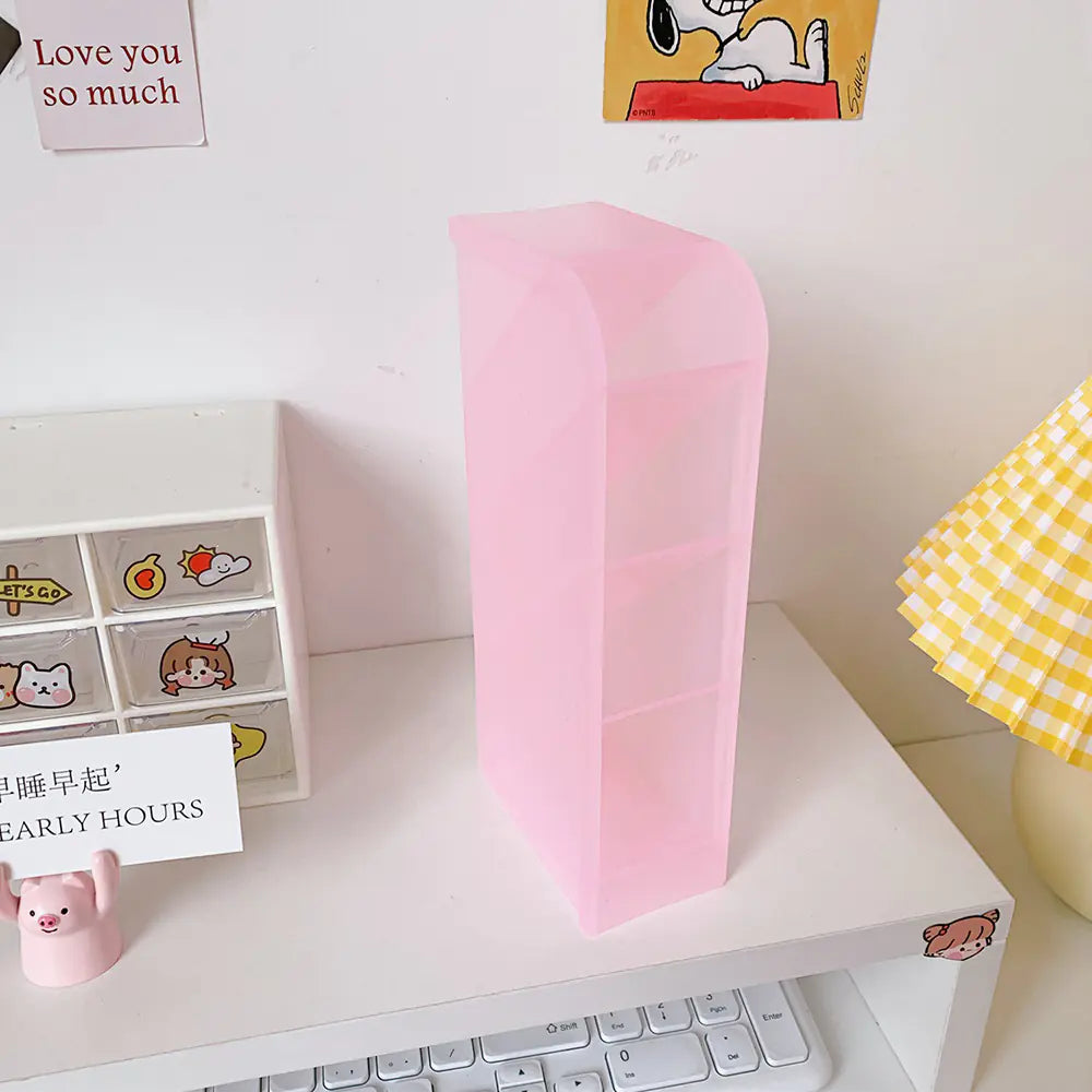 Korean Cute Desktop Storage Organizer with Four Slots