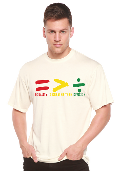 Black History Month unisex bamboo and cotton graphic T-shirt for men by Spun Bamboo, featuring bold printed design.