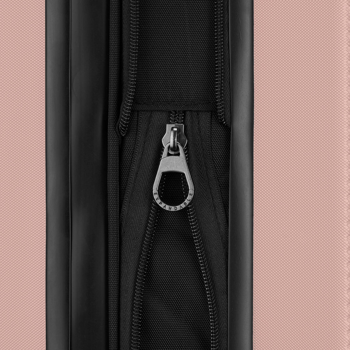Pink expandable Brussels Medium Check-in luggage by Bugatti Travel with hard shell and four wheels for easy travel.