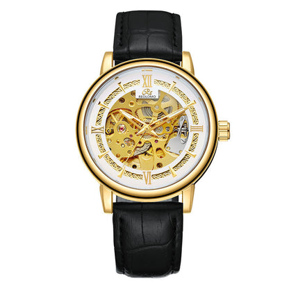 European And American-style Mens Fashionable Hollow-out Mechanical Watch