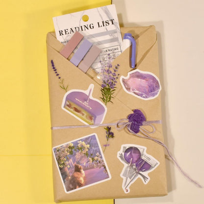 Real books English blind date book gift package with mystery bookish gifts