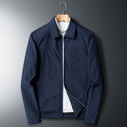 Men's lapel jacket fall winter coat in a classic design by My Store