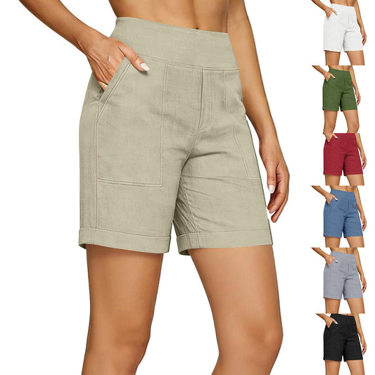 Women's loose-fitting breathable straight-leg lounge pants from My Store, shown in a relaxed fit