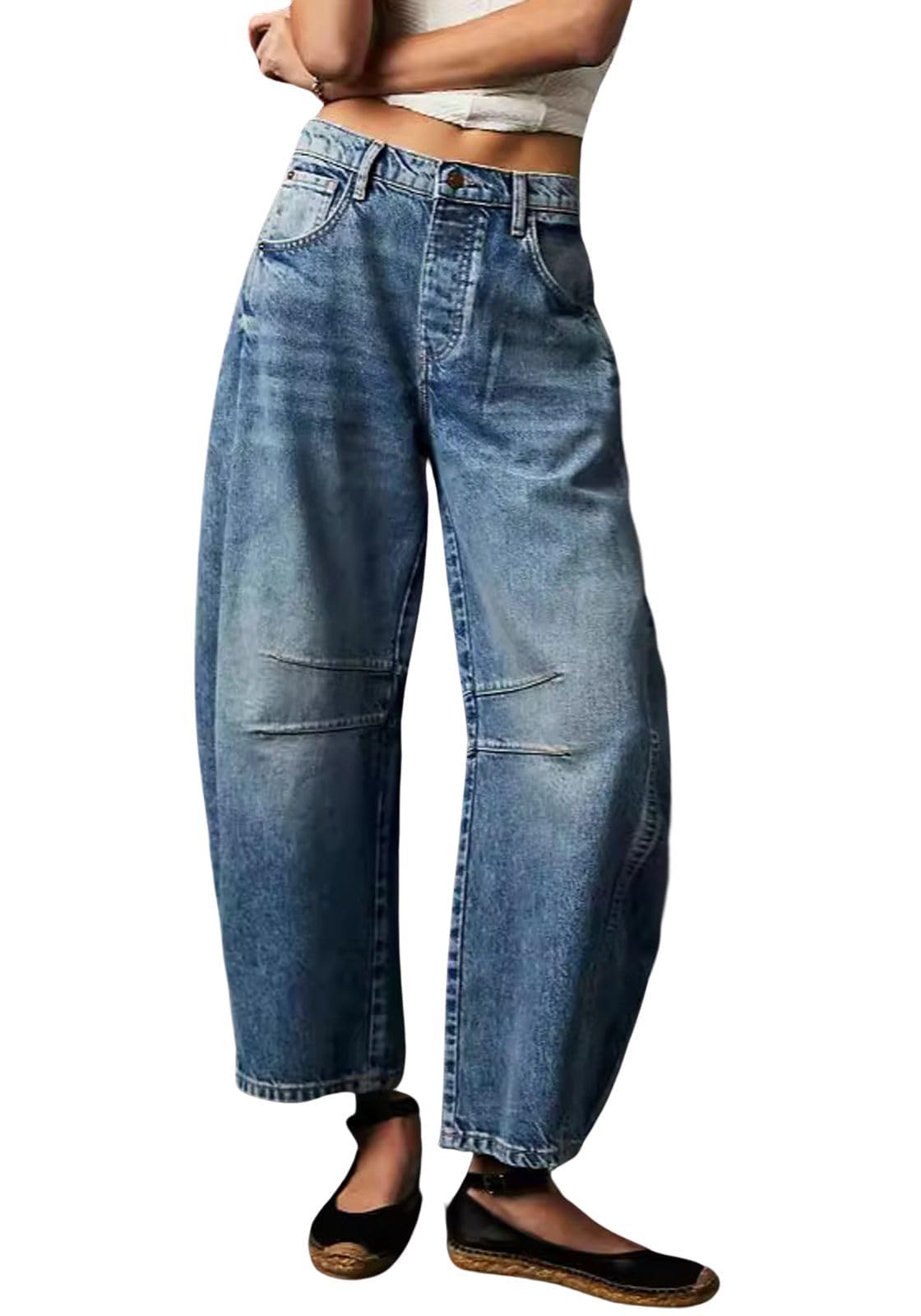 Women's Mid-Rise Vintage Cropped Jeans