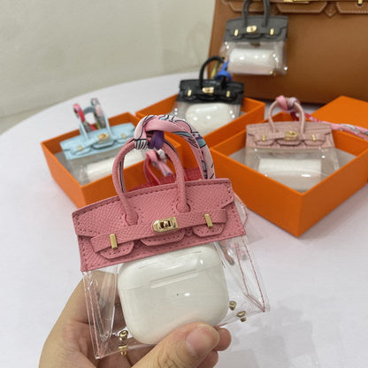Women's fashion car key case with stylish protective cover in a compact design
