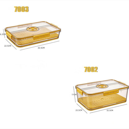 Transparent food-grade PET refrigerator storage box for organized food storage, My Store brand