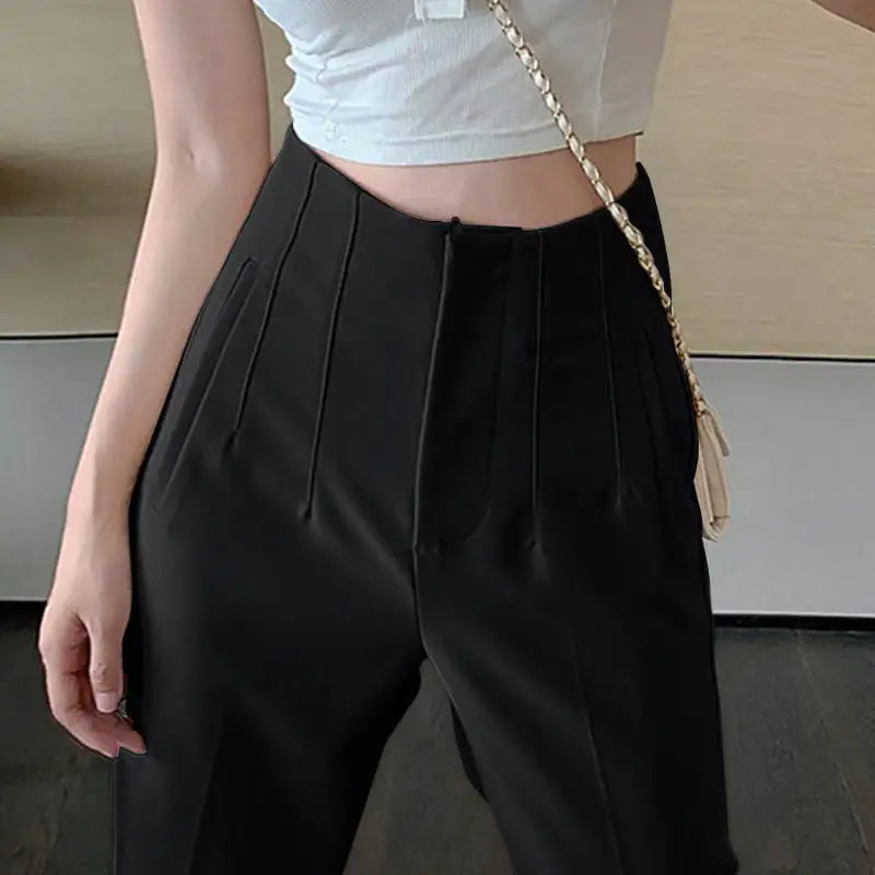 High Waist Casual Women's Loose Slim Fashion Pants
