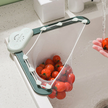 Triangular cloud sink drain rack garbage filter screen for rice and leftovers, anti-blocking dishwashing kitchen gadget