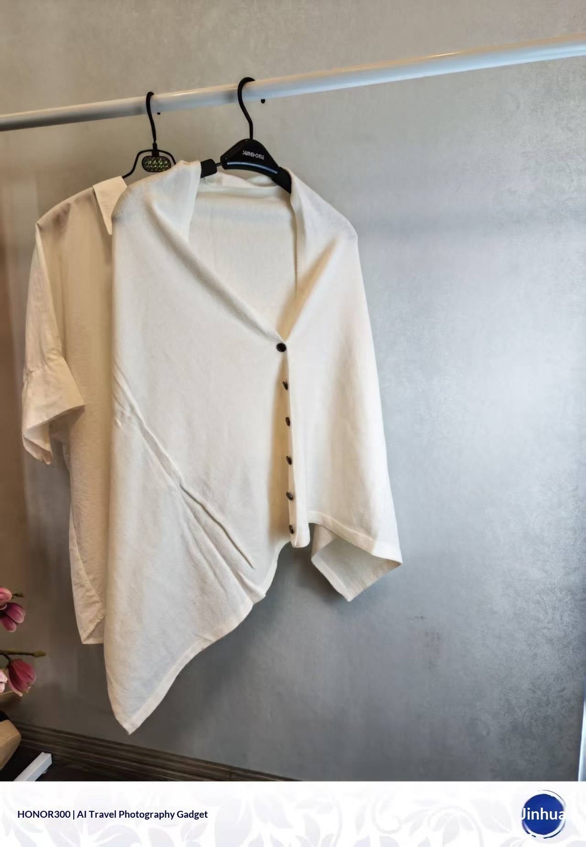 Slouchy knit vintage women's shawl with a sophisticated draped design