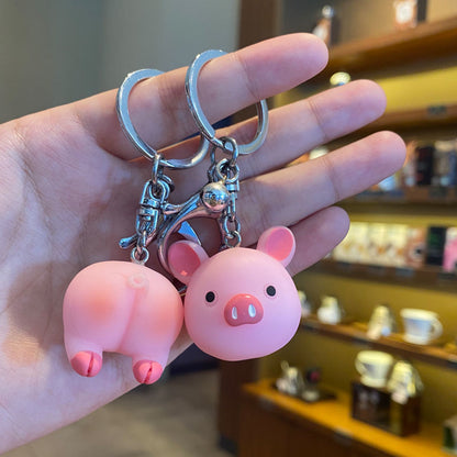 Cute creative key ring doll ornament in a playful miniature design