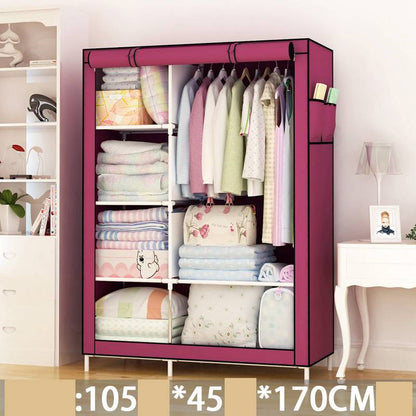 Single dormitory dust-closed wardrobe by My Store, compact storage cabinet with closed doors