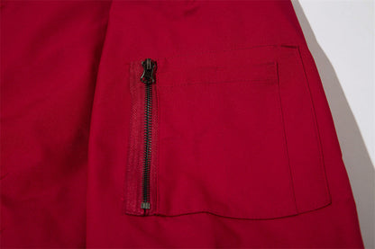 Men's loose jacket coat for autumn and winter clothing, front view