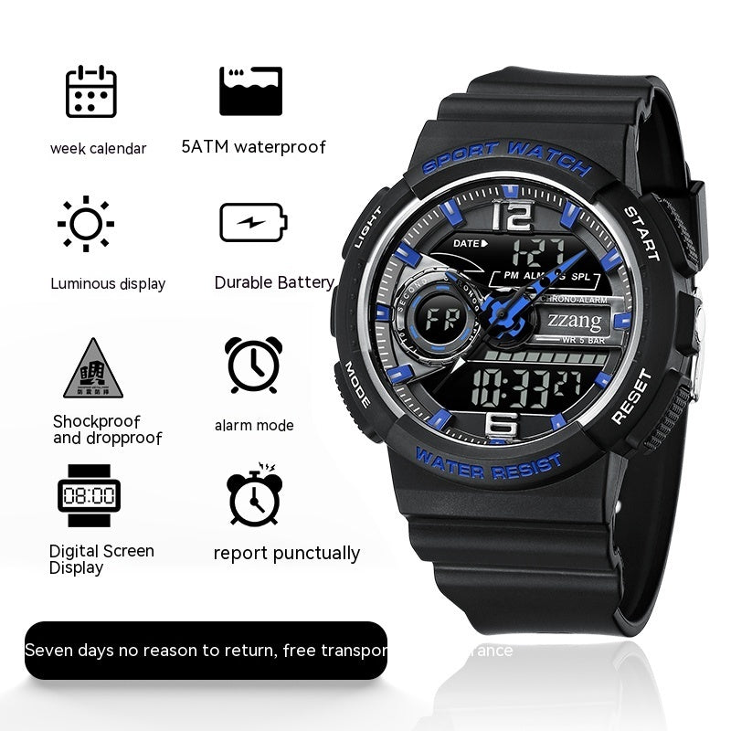 Summer waterproof children's electronic watch for girls in colorful design by My Store
