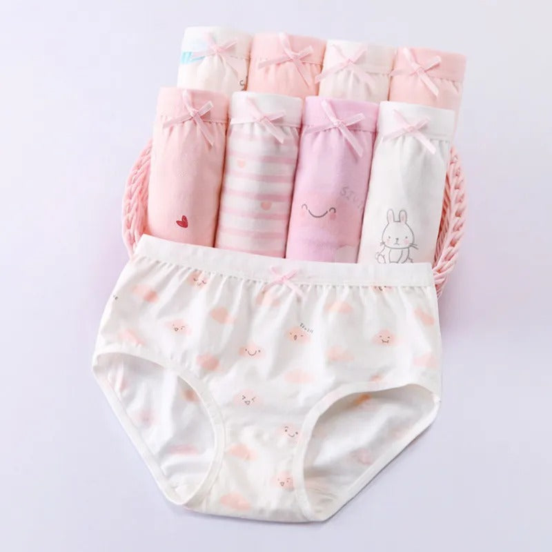 Children's women's triangle cotton boxer underwear by My Store, flat front view