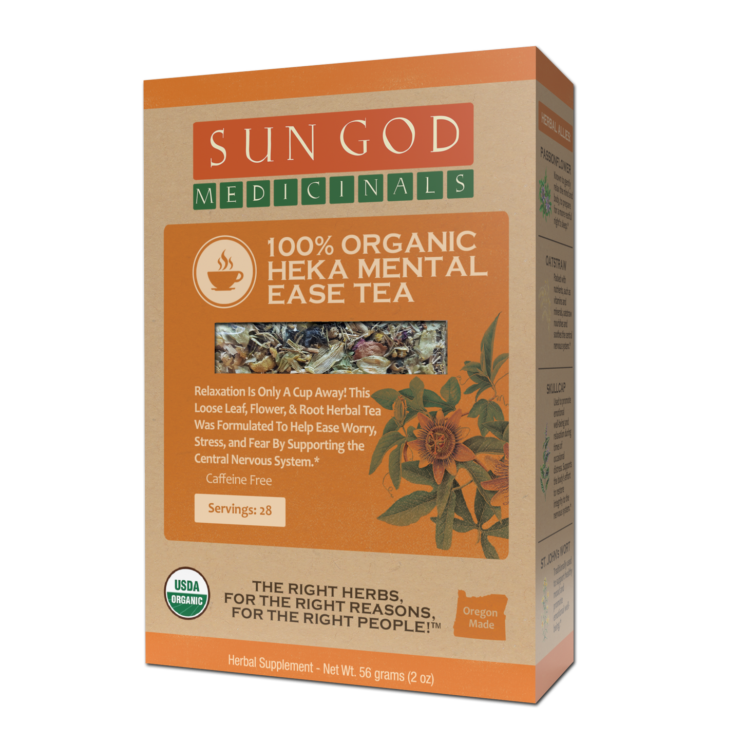 Heka Mental Ease Organic Herbal Tea